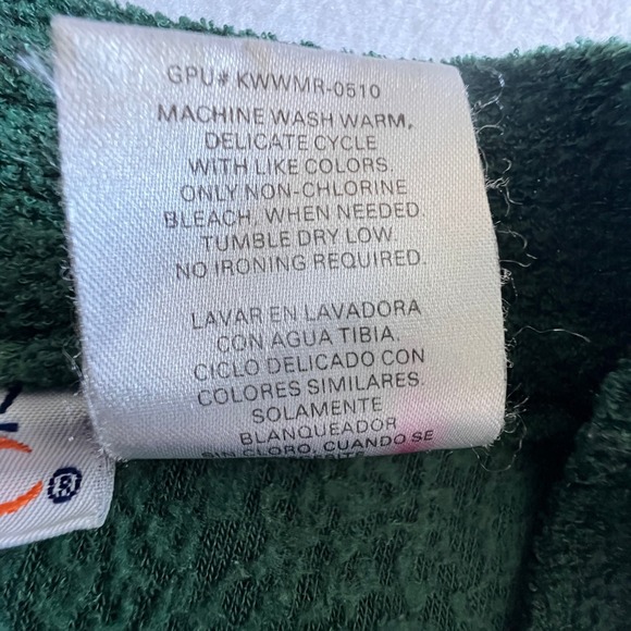 Simply‎ Basic Kids Bath Robe S 6/7 Green Tractor Embroidered Bedtime Lounging - Picture 8 of 10